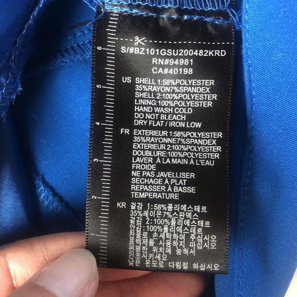 Twelve By Twelve Embellished Mini Skirt Blue Medium - Picture 6 of 12